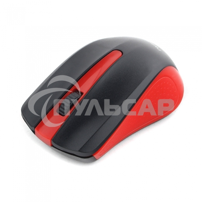 Мышь беспроводная Гарнизон GMW-430R красный, 1200 dpi, радиоканал, USB, кнопки - 3