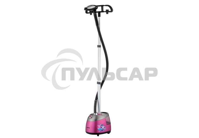 Отпариватель напольный Centek CT-2379 (розовый) 2200Вт, 2.5л БОЛЬШОЙ БАК, 40г/мин,10 режимов, алюм.ш