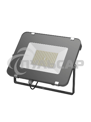 Прожектор светодиодный Gauss Qplus 50Вт 6500К 4250лм IP65 графит. сер. 1/10
