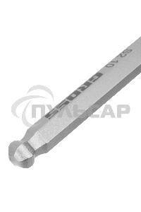 Набор ключей имбусовых GROSS HEX, 1,5–10 мм, S2, 9 шт., удлиненные с шаром, сатинированные Gross 16403