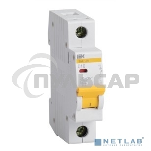 Выключатель автоматический модульный 1п B 25А 4.5кА ВА47-29 ИЭК MVA20-1-025-B