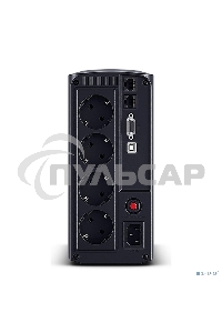 Источник бесперебойного питания UPS CyberPower VP1000ELCD Line-Interactive 1000VA/550W USB/RS-232/RJ11/45 (4 EURO)