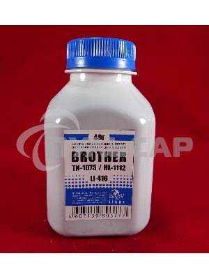 Тонер Brother TN 1075/1070/1060/1050/1040/1030/1020/1010/1000 HL-1112/1110/1111/1118 (фл,40г) B&W Light фас. Россия