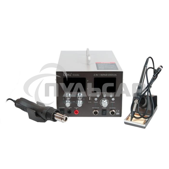 Паяльная станция BAKU ba-9305L ремонтная термовоздушная, 4 в 1
