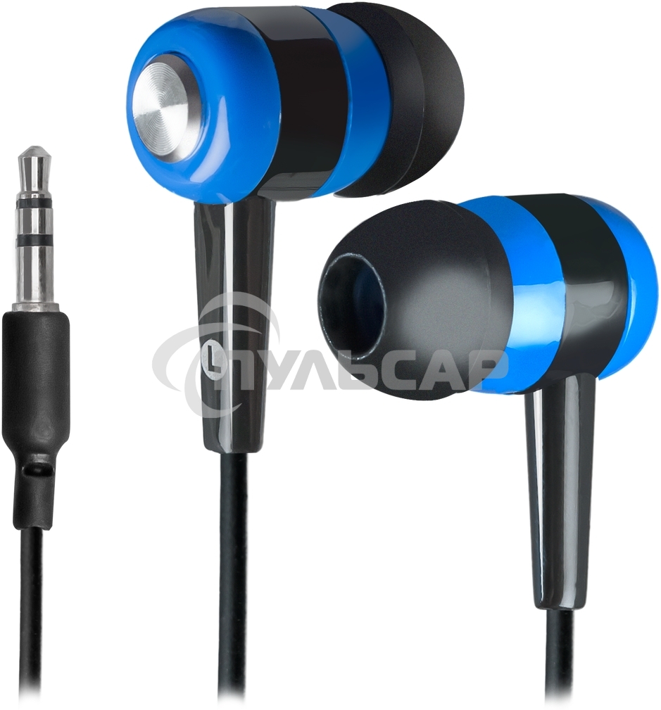 Наушники Defender Basic-616 черный/синий кабель 1,1 м