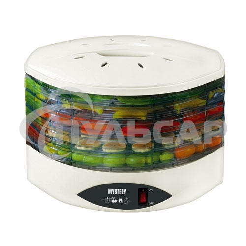 Сушилка для овощей и фруктов Mystery MDH-322 белый 250W