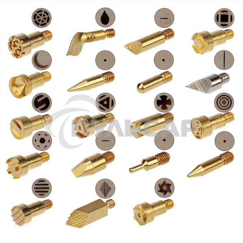 Набор паяльник-выжигатель Rexant/19 насадок/ ПРОФИ 220V/30 Вт /ZD-972A/ 12-0183-1