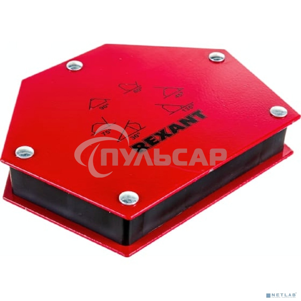 Магнитный угольник-держатель для сварки Rexant на 6 углов усилие 34кг