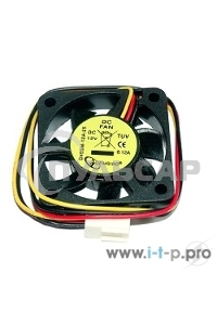 Вентилятор для корпуса Gembird D40SM-12A-25 черный, 40 мм, 5000 об/мин, 27 дБ, 3 pin