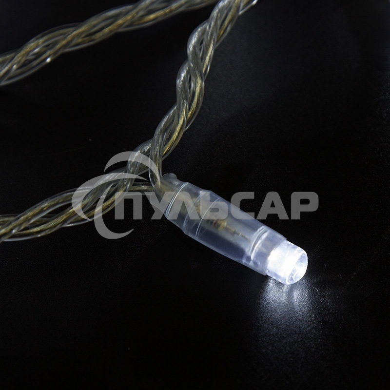 Гирлянда Neon-night Нить 10м, постоянное свечение, прозрачный ПВХ, 24В, белый