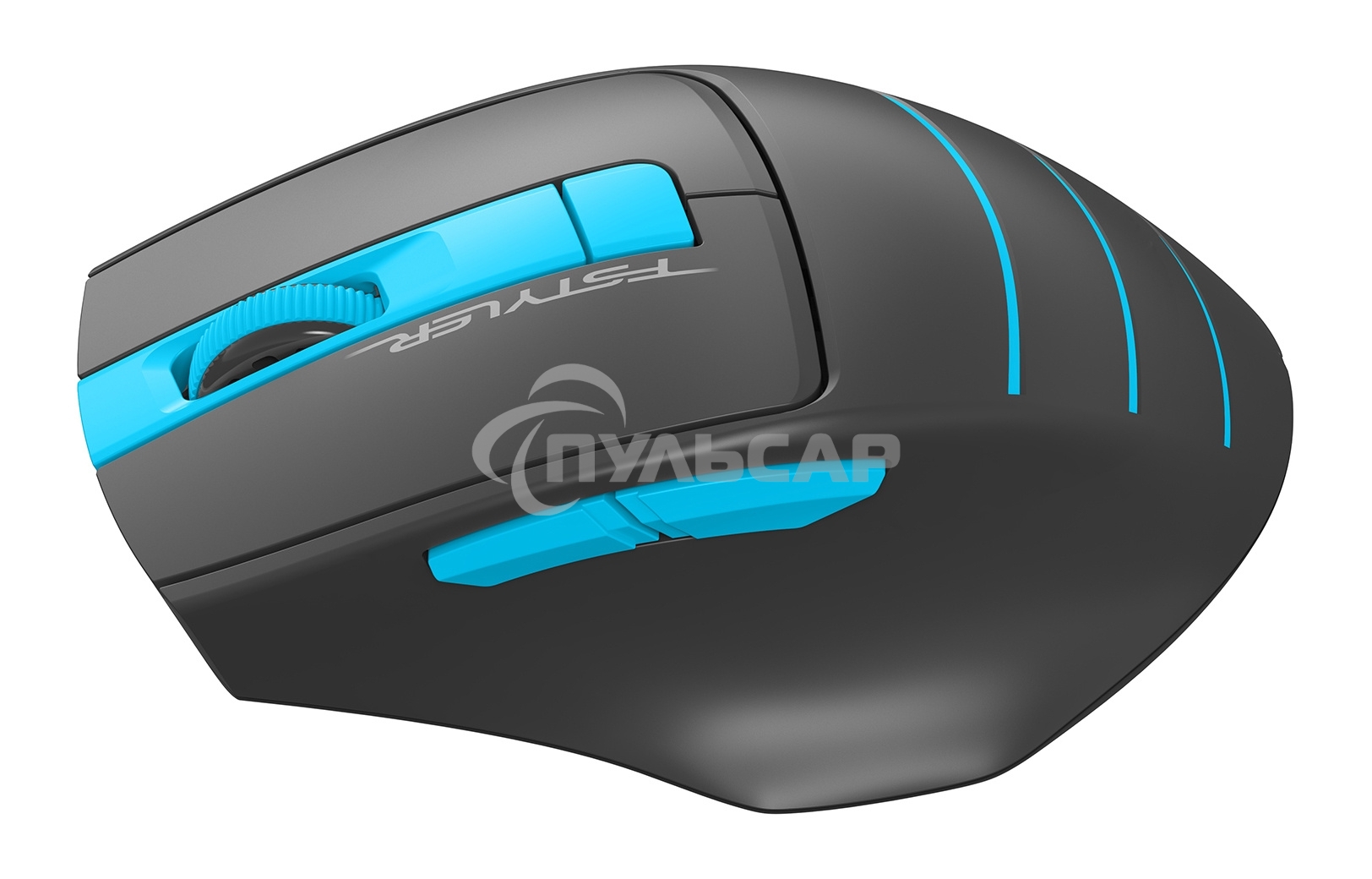 Мышь беспроводная A4Tech Fstyler FG30S серый/синий, 2000 dpi, радиоканал, USB, кнопки - 5