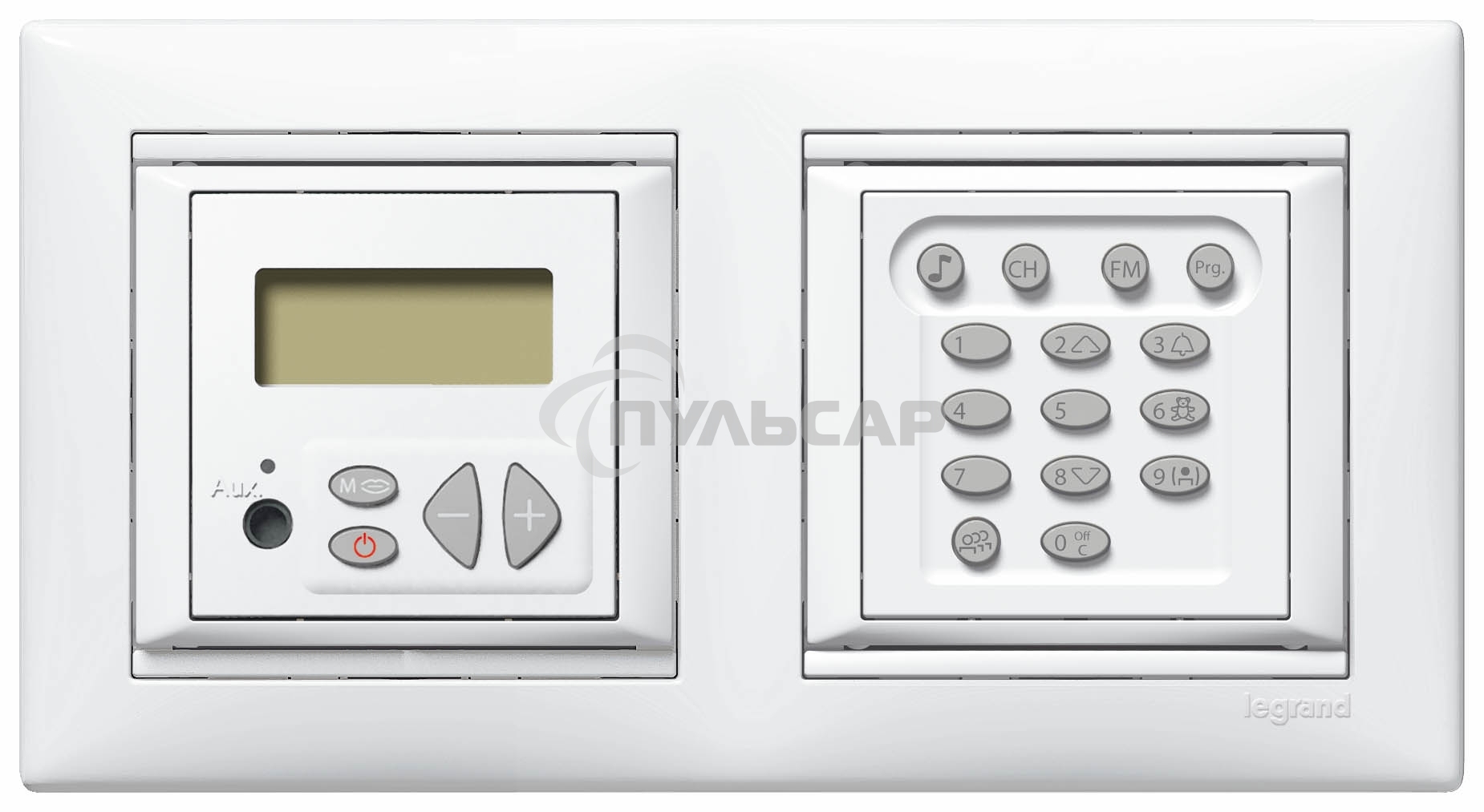 Рамка Valena - Белая - двухместная Legrand 774452