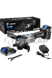 Углошлифовальная машина Deko DKAG20 9000об/мин рез.шпин.:M14 d=125мм