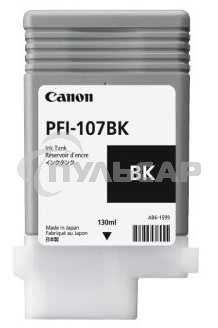 Картридж струйный Canon PFI-107BK (6705B001) черный (130 мл) для Canon iP F680/685/780/785