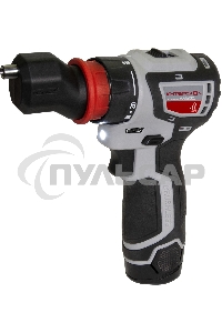 Дрель-шуруповерт ИНТЕРСКОЛ ДА-10/12В 36, Аккумуляторная, 12В, 2 АКБ, Кейс