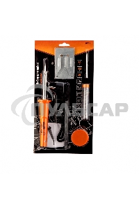 Набор для пайки, 5 пред. (паяльник 30 Вт, подставка, жало, паста, припой) Sparta