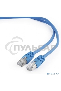 Патч-корд FTP Cablexpert кат.6, 1м, литой, многожильный черный