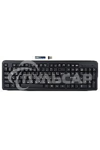 Клавиатура беспроводная GoPower GPK02 классическая USB черный (1/20)