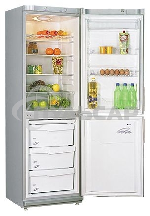 Холодильник Pozis RK-139 серебристый глянц. двухкамерный 188/97 л морозилка снизу