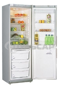 Холодильник Pozis RK-139 серебристый глянц. двухкамерный 188/97 л морозилка снизу