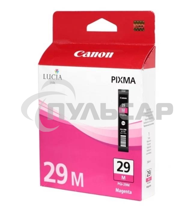 Картридж струйный Canon PGI-29M (4874B0011) пурпурный (281стр.) для Canon Pixma Pro 1