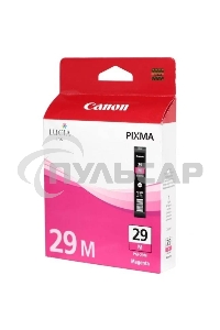 Картридж струйный Canon PGI-29M (4874B0011) пурпурный (281стр.) для Canon Pixma Pro 1