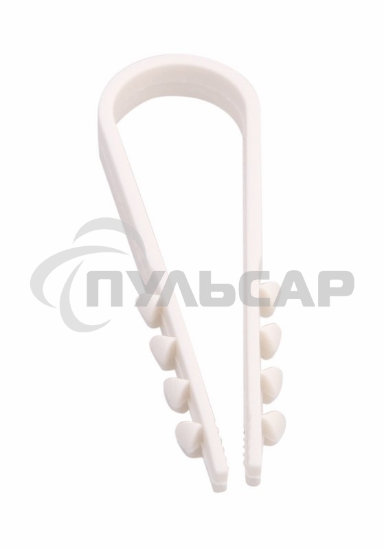 Дюбель-хомут нейлоновый Rexant 5-10 мм, белый, упаковка 100 шт.