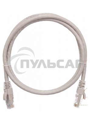 Патч-корд Lanmaster LAN-PC45/U6-2.0-GY вилка RJ-45-вилка RJ-45 кат.6 2м серый LSZH
