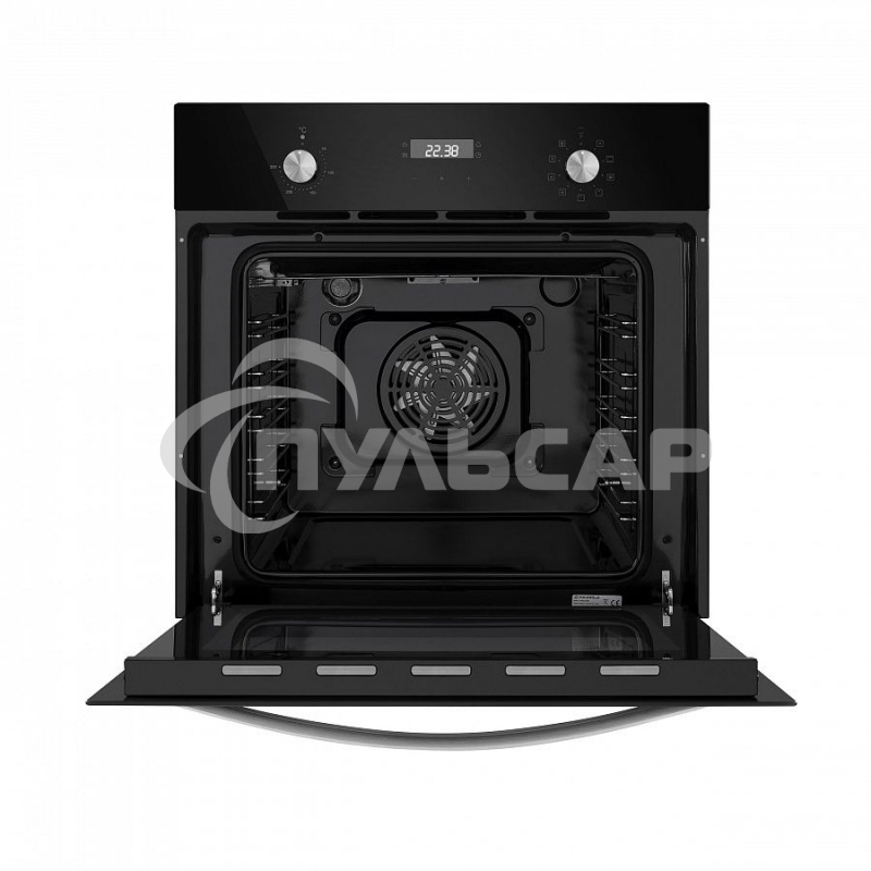 Духовой шкаф электрический Maunfeld EOEM.589B черный/серебристый, встраиваемый