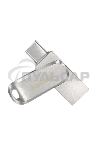 Флешка USB Sandisk Ultra Dual Luxe 32 Gb, USB 3.0, серебристый
