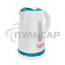 Чайник электрический Мастерица ЕК-1701M белый/бирюзовый Чайник электрический Мастерица ЕК-1701M белый/бирюзовый