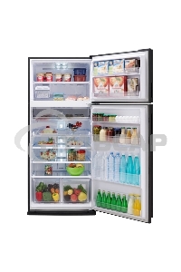 Холодильник Sharp SJ-XE55PMBE бежевый двухкамерный 388/148 л морозилка сверху