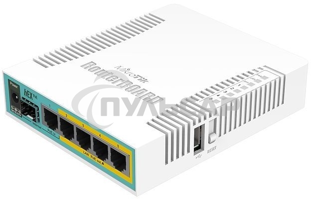 Маршрутизатор 10/100/1000M 5PORT HEX POE RB960PGS MIKROTIK