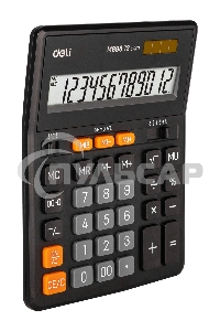 Калькулятор настольный Deli EM888 черный 12-разр.