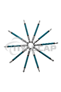 Набор бит PZ2 х90, сталь S2, 10шт. Gross