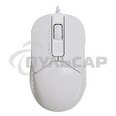 Мышь проводная A4Tech Fstyler FM12 белый, 1200 dpi, USB, кнопки - 3