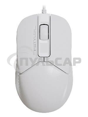 Мышь проводная A4Tech Fstyler FM12 белый, 1200 dpi, USB, кнопки - 3