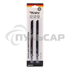 Пилка для электролобзика по дереву KRANZ T344D 152 мм 6 зубьев на дюйм 8-100 мм (2 шт./уп.)