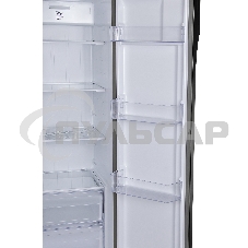 Холодильник Hyundai CS6503FV нержавеющая сталь двухкамерный инвертер 407/205л морозилка сбоку