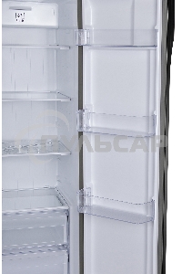 Холодильник Hyundai CS6503FV нержавеющая сталь двухкамерный инвертер 407/205л морозилка сбоку