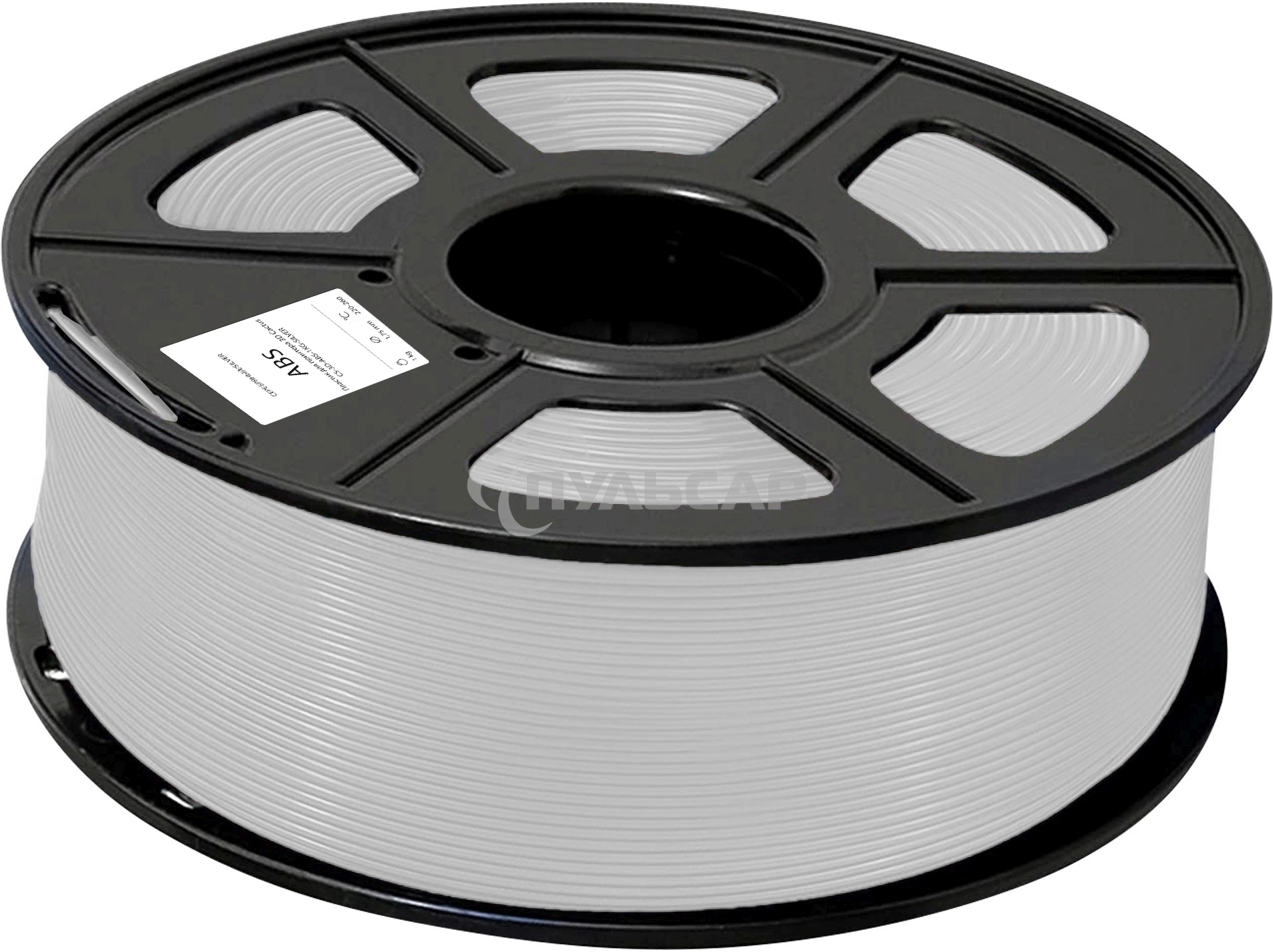 Пластик для принтера 3D Cactus CS-3D-ABS-1KG-SILVER ABS d1.75мм 1кг L386м 1цв.