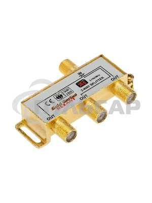 Делитель ТВ х 3 + 4шт. F 