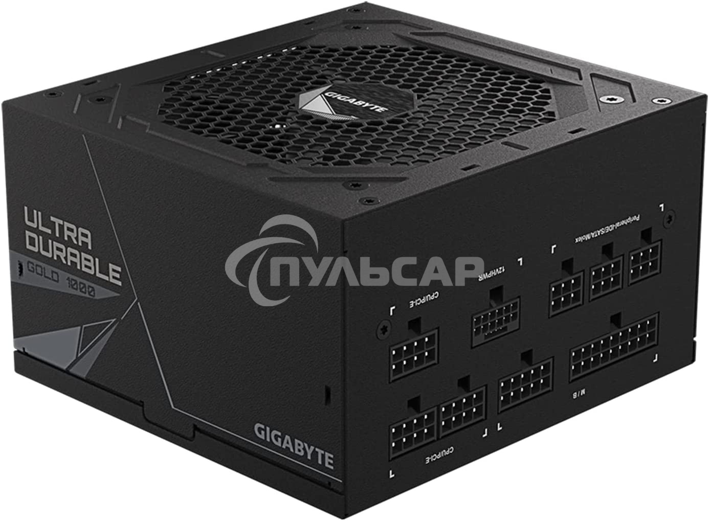 Блок питания Gigabyte GP-UD1000GM PG5 RTL, 1000Вт, 80 PLUS Gold, 120мм, модульный, черный