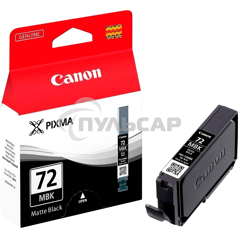 Картридж струйный Canon PGI-72MBK (6402B001) матовый-черный (14 мл) для Canon PIXMA PRO-10