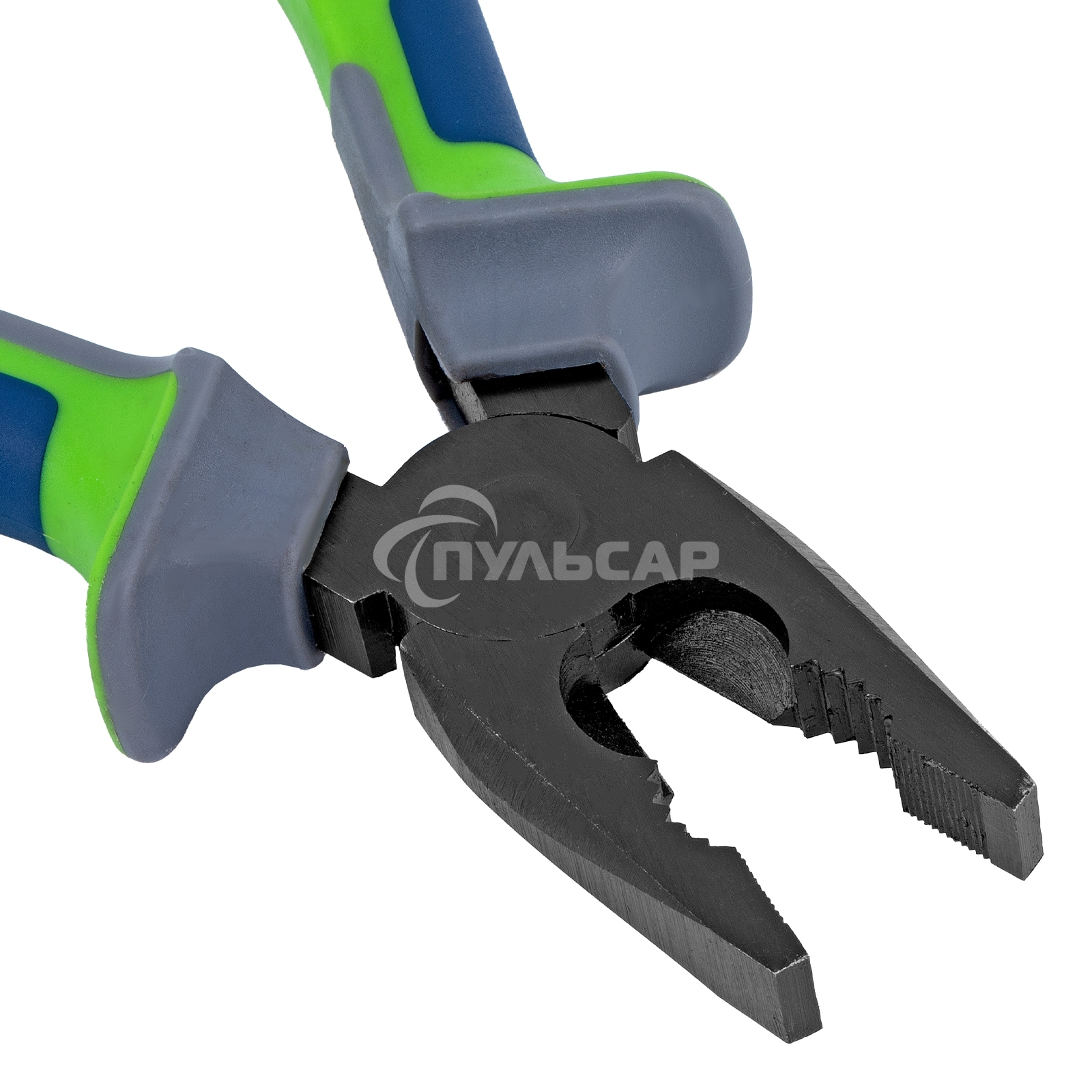 Плоскогубцы СИБРТЕХ комбинированные, 200 мм, фосфатирование, трехкомпонентные рукоятки 17055