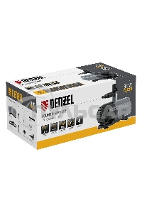 Насос фонтанный FNP31-24, 31 Вт, подъем 2,4 м, 1500 л/ч, колокольчик/2 каскада/гейзер Denzel