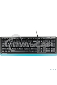 Комплект клавиатура + мышь A4Tech Fstyler F1010 клав:черный/синий мышь:черный/синий USB Multimedia