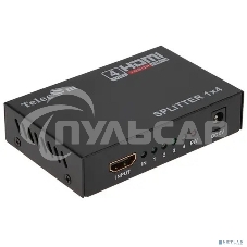 Разветвитель HDMI 1=>4 Telecom <TTS5020>, каскадируемый, 1.4v+3D
