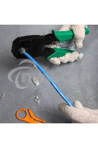 Кримпер Rexant HT-200 для обжима 8P8C, 6P6C, 4P4C, заделка витой пары