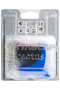 Картридж струйный Cactus CS-CC643 №121 многоцветный (9 мл.) для HP DJ D1663/D2563/D2663/D5563/F2423/F2483/F2493/F4213/F4275/F4283/F4583/PS C4683/C4783